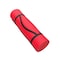 Wakeman Foam Sleep Pad - Lightweight Mat with Carry Handle for Hiking or Sleepovers by Outdoor Red 75-CMP1015 - alternate 2